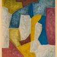 Serge Poliakoff. Composition carmin, jaune, grise et bleue - Archives des enchères