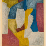 Serge Poliakoff. Composition carmin, jaune, grise et bleue - Foto 2