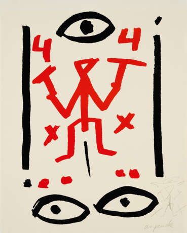A.R. Penck. Ohne Titel - Foto 1