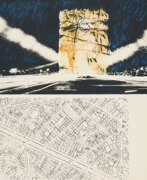 Christo Jawaschew. Christo. Packed Building, Project for the Arc de Triomphe, Paris