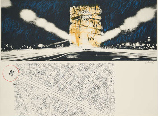 Christo. Packed Building, Project for the Arc de Triomphe, Paris - фото 1