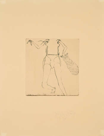 Joseph Beuys. Taucherin (From: Zirkulationszeit) - photo 1