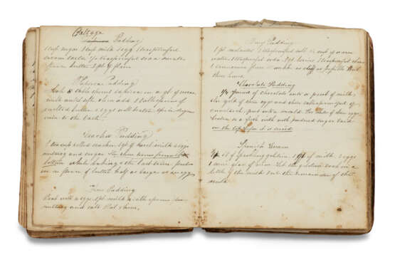 Manuscript recipe book, [United States, c.1830s and later] - Foto 3
