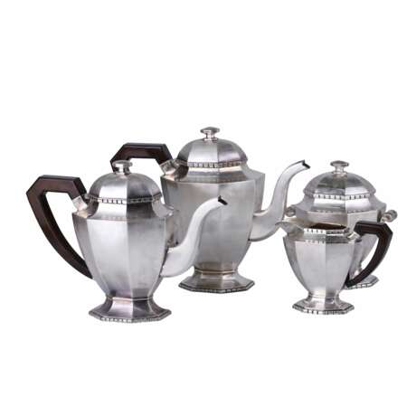 Silver tea and coffee service in Art Deco style. Silver 900 23 - photo 2
