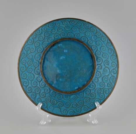 Japanese plate. Cloisonne enamel. Enamels on copper 3 - photo 2