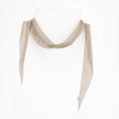 Tiffany & Co.. Silver-fabric-scarf