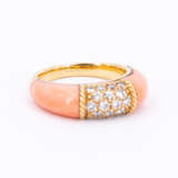 Philippine Coral-Diamond-Ring, presumably Van Cleef & Arpels - photo 4