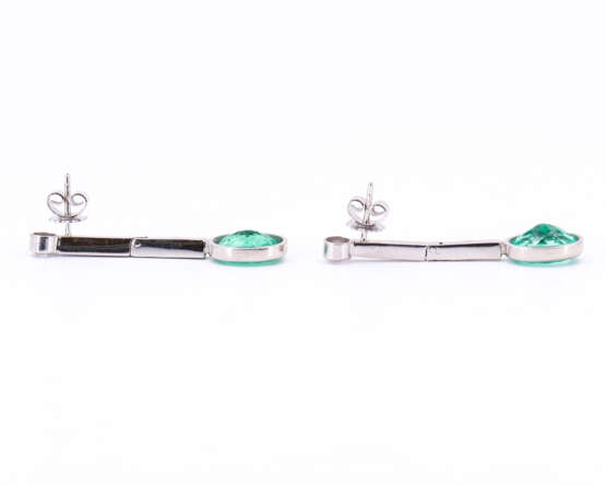 Emerald-Diamond-Earrings - фото 2