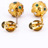 Emerald-Diamond- Earrings - photo 3