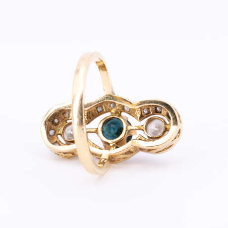 Sapphire-Diamond-Ring - photo 3