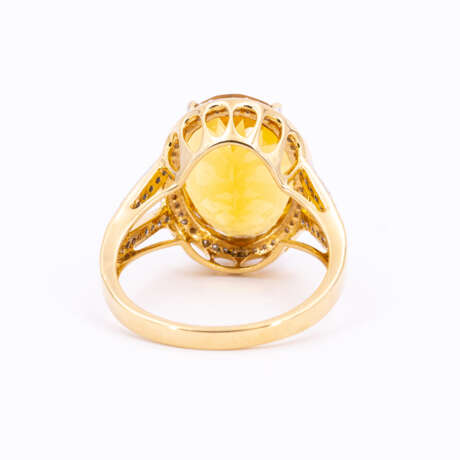 Gold-Beryl-Diamond-Ring - фото 3