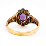 Historische Amethyst-Diamant-Armspange - Foto 3