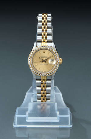 Rolex Oyster Perpetual Datejust mit Diamantlünette, Ref. 69173 - фото 1