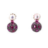 Pearl-Gemstone-Diamond-Earrings - photo 2
