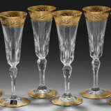 Satz von sechs Saint-Louis-Champagnerflöten "Callot" - photo 1