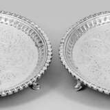 Paar kleine George III-Salver - фото 1