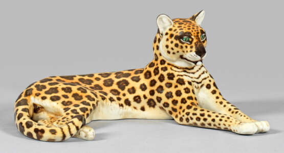 Jugendstil-Tierfigur "Leopard" - Foto 1