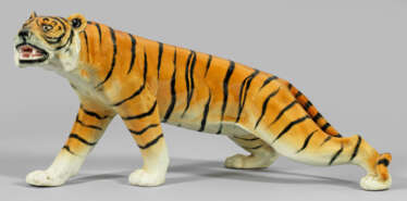Art Déco-Tierfigur "Schreitender Tiger"