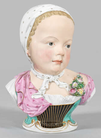 Große Kinderbüste der Prinzessin Marie Zephirine de Bourbon - Foto 1