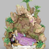 Seltene Meissen Figur "Heilige Rosalia in Grotte" - Foto 1