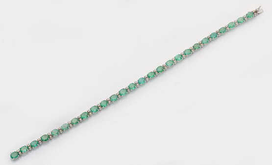 Klassisches Smaragd-Armband - Foto 1