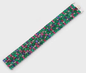 Extravagantes Multicolor-Manschetten-Armband