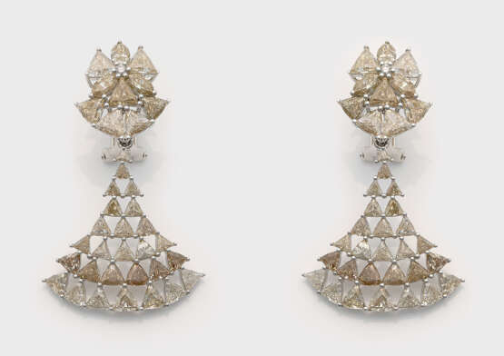 Paar elegante Fancy Diamant-Chandeliers - photo 1