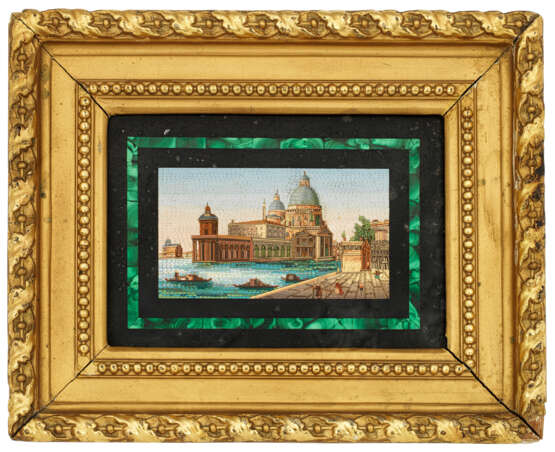 Mikromosaik-Bildplatte als Grand-Tour Souvenir - Foto 1