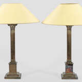 Paar große Tischlampen im Empire-Stil - Foto 1