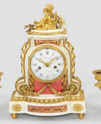 Horloges décoratives. Louis XVI-Uhrengruppe