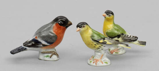 Drei Miniatur-Vögel - photo 1