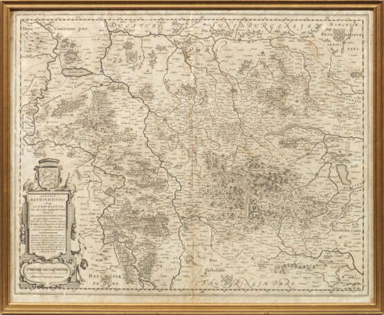 Karte des Herzogtums Braunschweig - Foto 1