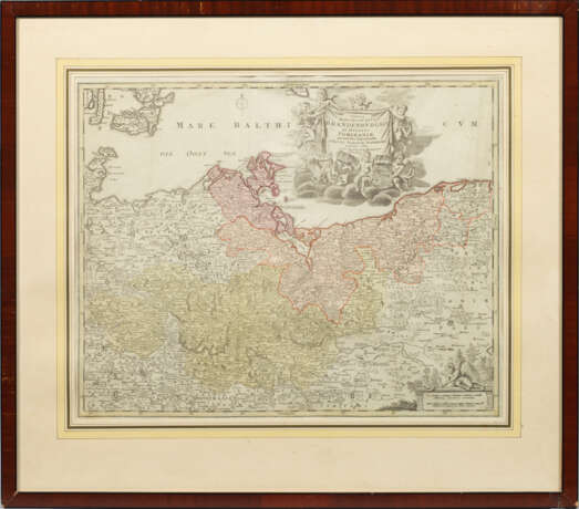 Karte von Brandenburg, Mecklenburg und Pommern - Foto 1