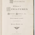 "Catalogue of a collection of miniatures by Richard Cosway, - Archives des enchères