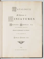 "Catalogue of a collection of miniatures by Richard Cosway,