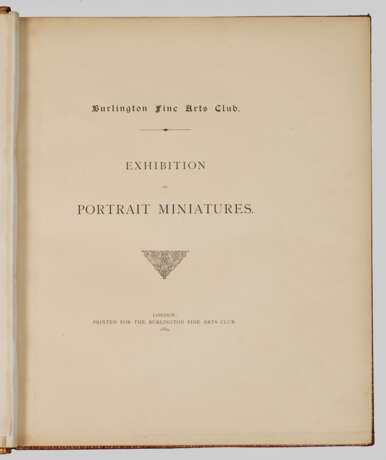 "Exhibition of Portrait Miniatures". Originaltitel - Foto 1