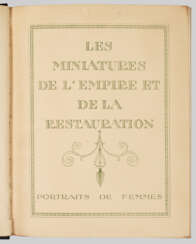 Camille Mauclair "Les Miniatures de l'Empire et