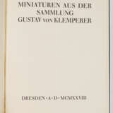 "Miniaturen aus der Sammlung Gustav von Klemperer". - Foto 1