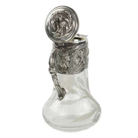 Crystal jug in silver from the Art Nouveau era. - photo 4