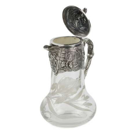 Crystal jug in silver from the Art Nouveau era. - Foto 5