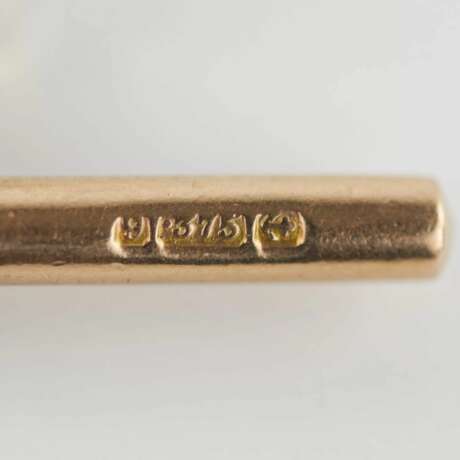 Montre de poche en or à trois boîtiers avec une chaîne et une scène érotique sur le cadran. 1900 - photo 10