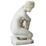 Sculpture en marbre Baignade de Vénus. 19e-20e siècle. - photo 1