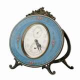Silver alarm clock, Vacheron Constantin, with guilloché enamel. Switzerland, 1928. - Foto 2