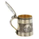 Russian beer mug made of silver. P. Ovchinnikov. 1871 - Foto 5