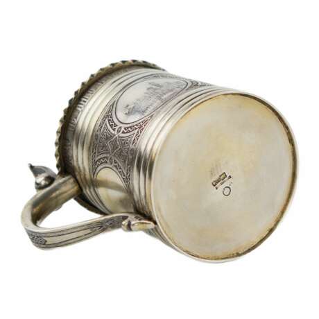 Russian beer mug made of silver. P. Ovchinnikov. 1871 - photo 9