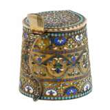 Russian, silver cloisonné enamel mug in neo-Russian style. 20th century. - photo 3