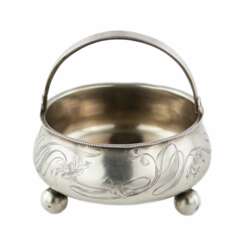 Russian, silver sugar bowl from the turn of the 19th-20th centuries.