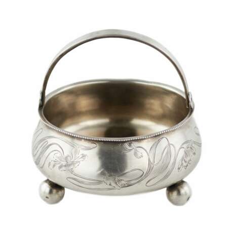 Russian, silver sugar bowl from the turn of the 19th-20th centuries. - photo 1