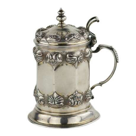 I. Nordberg. Russian, silver mug in the style of Roman-Gothic historicism. Petersburg. 1839 - photo 1