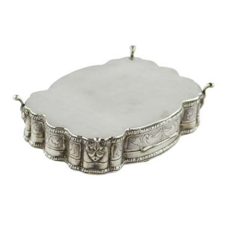 Итальянская, серебряная шкатулка для украшений барочной формы. 20 век. - фото 8
